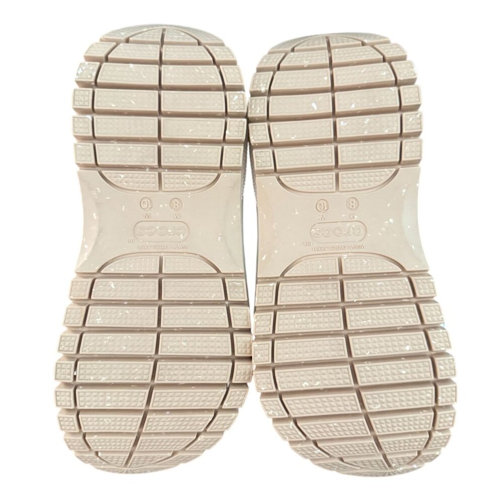 Crocs Classic Mega Crush Clogs Shitake With Accessories, Size M8/W10 WORN ONCE - Picture 8 of 10
